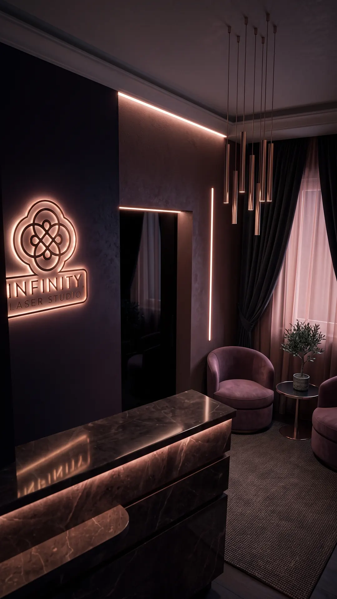 Enterijer Infinity Laser Studija