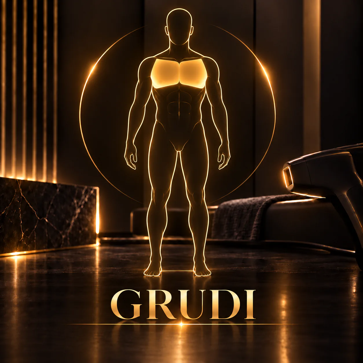 Laserska epilacija - Grudi