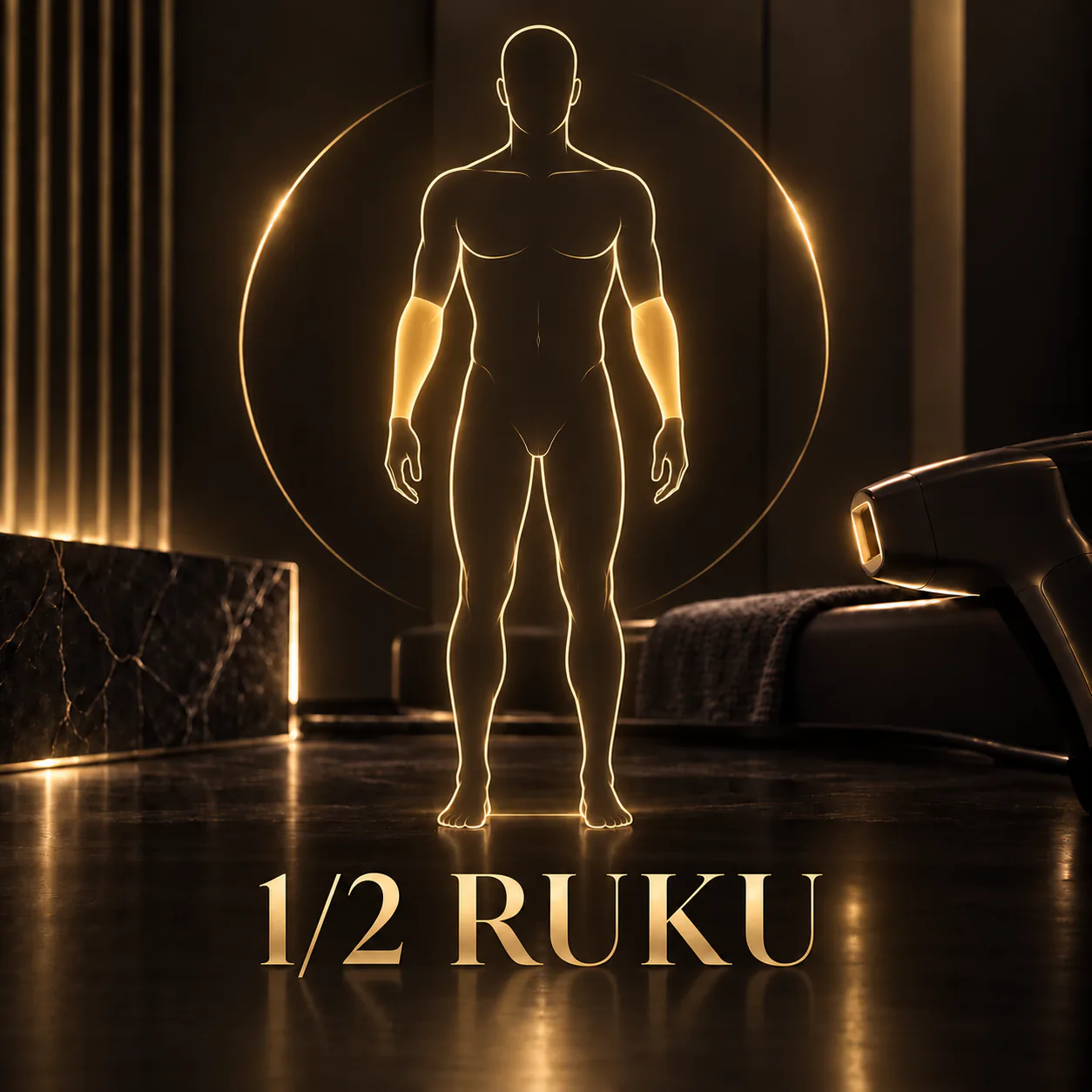 Laserska epilacija - 1/2 ruku